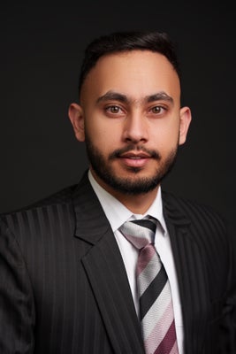 Portrait of Jass Uppal, Associate.